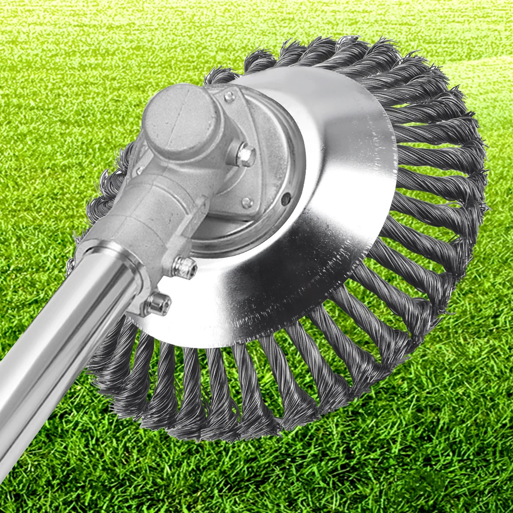 Lawn Mower Razors Lawn Mower Rounded Edge Weed Trimmer Steel Wire Grass Trimmer 6/8inch Garden Weed Brush
Lawn Mower Razors Lawn Mower Rounded Edge Weed Trimmer Steel Wire Grass Trimmer 6/8inch Garden Weed Brush