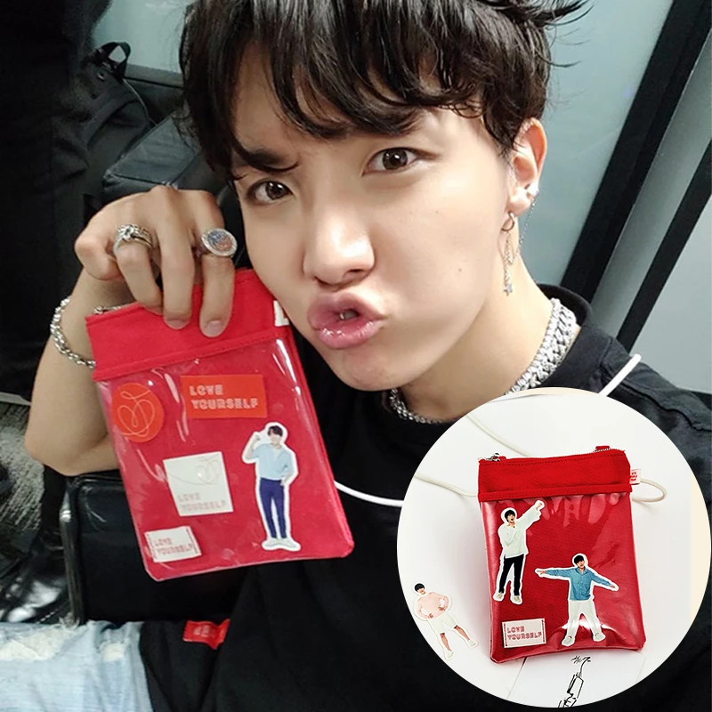 KPOP Bangtan Boys альбом JHOPE такая же концертная Холщовая Сумка через плечо мини сумка