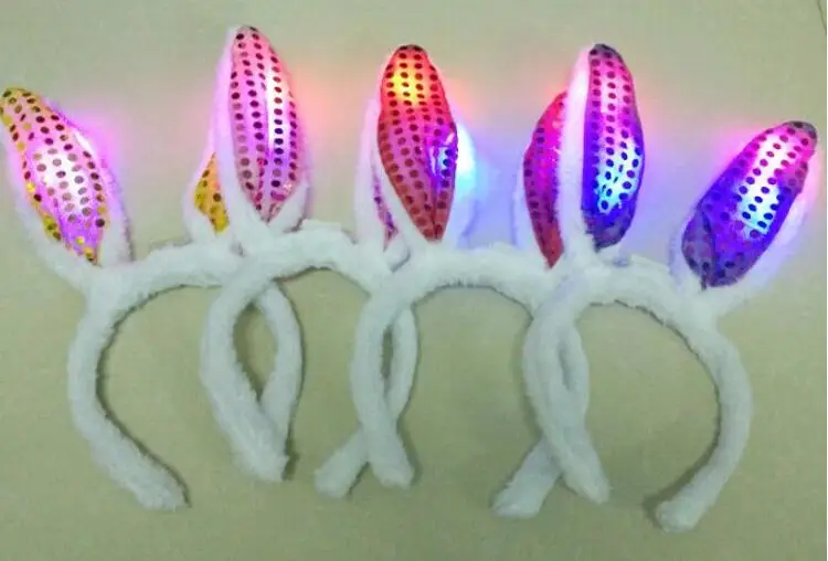 Flash LED Hair Bands Bow Light Up Toys Prom Dress Up Rave Toy Flashing Rabbit Ears Headband For Halloween Xmas Party Supplies
Flash LED Hair Bands Bow Light Up Toys Prom Dress Up Rave Toy Flashing Rabbit Ears Headband For Halloween Xmas Party Supplies