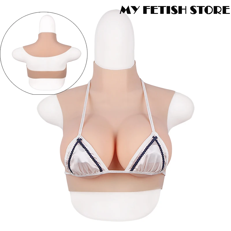 Crossdressing Realistic High Neck Silicone Fake Boobs B-G Cup Breast Form Crossdresser Drag Queen Shemale Cosplay Male to Female
Crossdressing Realistic High Neck Silicone Fake Boobs B-G Cup Breast Form Crossdresser Drag Queen Shemale Cosplay Male to Female