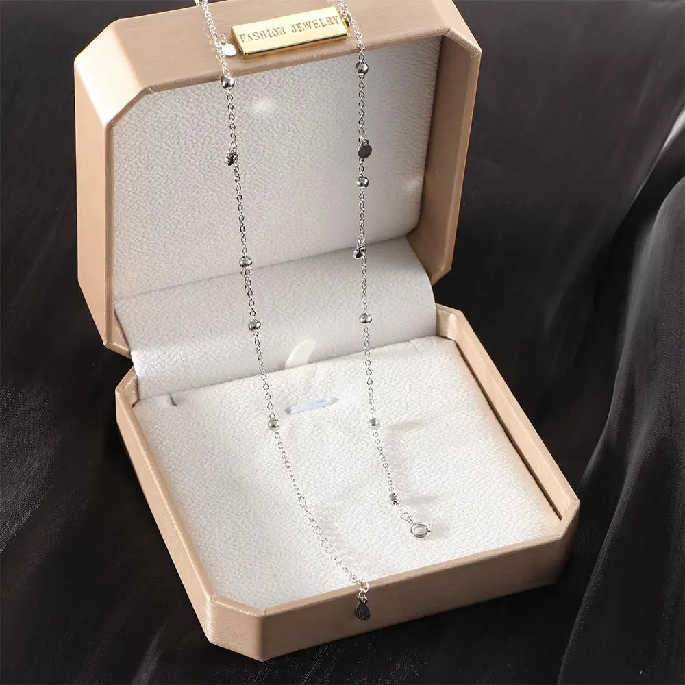 Trendy Plating Silver Zircon Round Bead Necklaces of Shiny Diamond Pendants For Women Engagement Clavicle Chain Choker For Daily
Trendy Plating Silver Zircon Round Bead Necklaces of Shiny Diamond Pendants For Women Engagement Clavicle Chain Choker For Daily