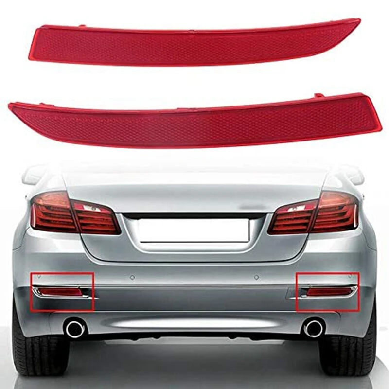 Rear Bumper Reflector Light Trim Warning Lamp 63147318555 63147318556 for BMW F10 F18 520D 520I 528I 535I 2013-2016
Rear Bumper Reflector Light Trim Warning Lamp 63147318555 63147318556 for BMW F10 F18 520D 520I 528I 535I 2013-2016