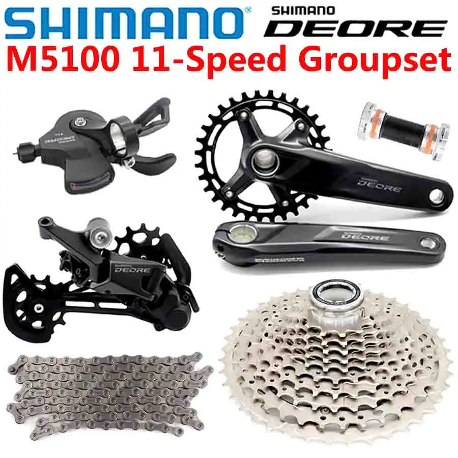 SHIMANO DEORE M5100 11 скоростной групповой набор MTB горный велосипед 11 в переключатель передач задний переключатель передач
SHIMANO DEORE M5100 11 скоростной групповой набор MTB горный велосипед 11 в переключатель передач задний переключатель передач