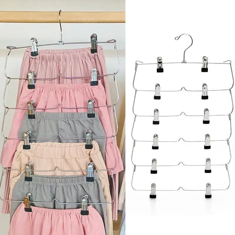 1Pcs Rust Resistance Clothing Storage Rack Holder Drying Wardrobe Metal Clothes Clips Pants Folding Slideable Rack E3X8
1Pcs Rust Resistance Clothing Storage Rack Holder Drying Wardrobe Metal Clothes Clips Pants Folding Slideable Rack E3X8