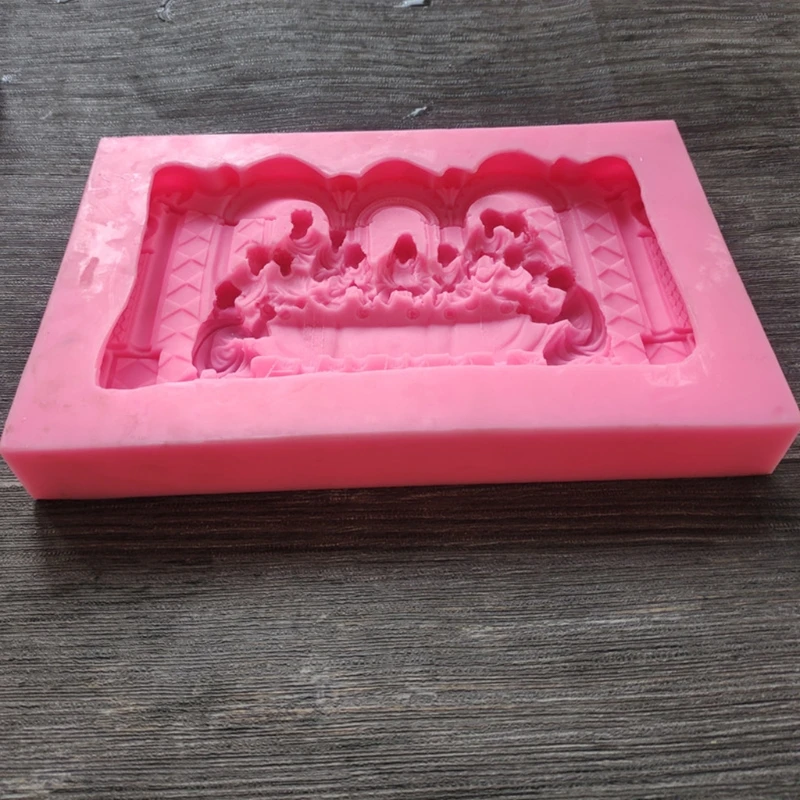 Crystal Epoxy The Last Supper Photo Frame Listing Mold Silicone Mold Resin Creative Decorative Ornaments 
Crystal Epoxy The Last Supper Photo Frame Listing Mold Silicone Mold Resin Creative Decorative Ornaments