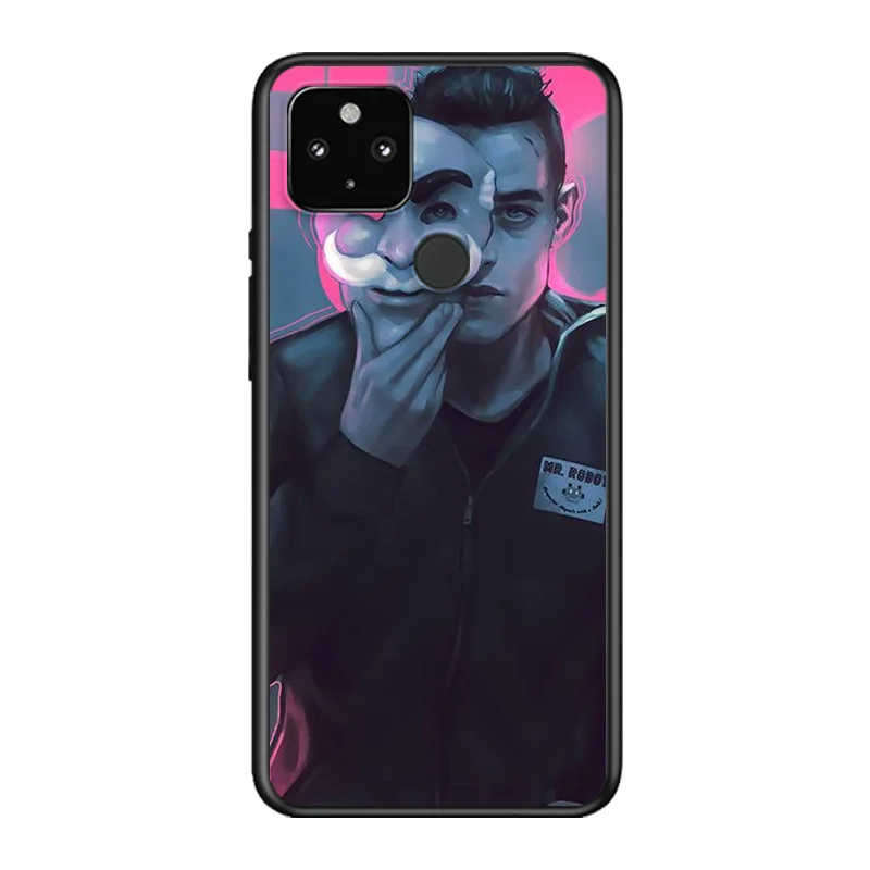 Cool Mr Robot Soft TPU Silicone Black Cover For Google Pixel 5 4A 5G 4 XL Phone Case
Cool Mr Robot Soft TPU Silicone Black Cover For Google Pixel 5 4A 5G 4 XL Phone Case