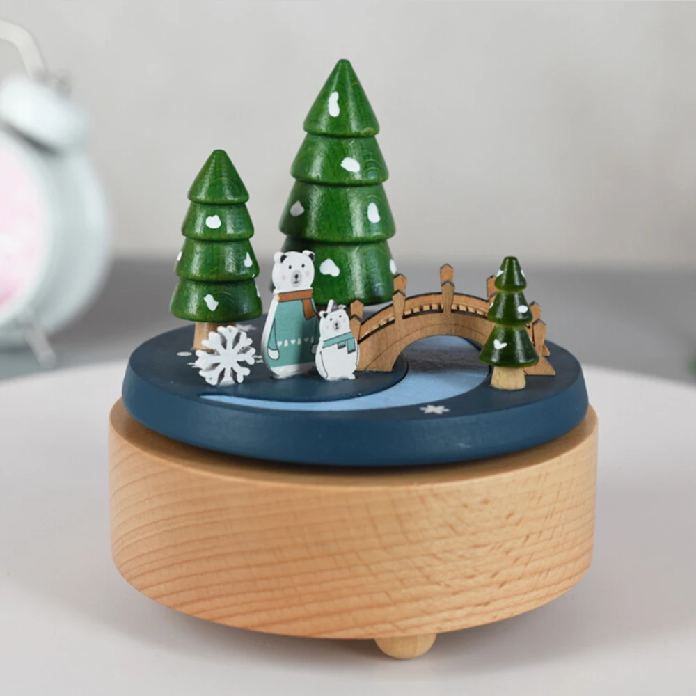Carousel Musical Boxes Wooden Music Box Crafts Retro Birthday Gift Vintage Home Decoration
Carousel Musical Boxes Wooden Music Box Crafts Retro Birthday Gift Vintage Home Decoration