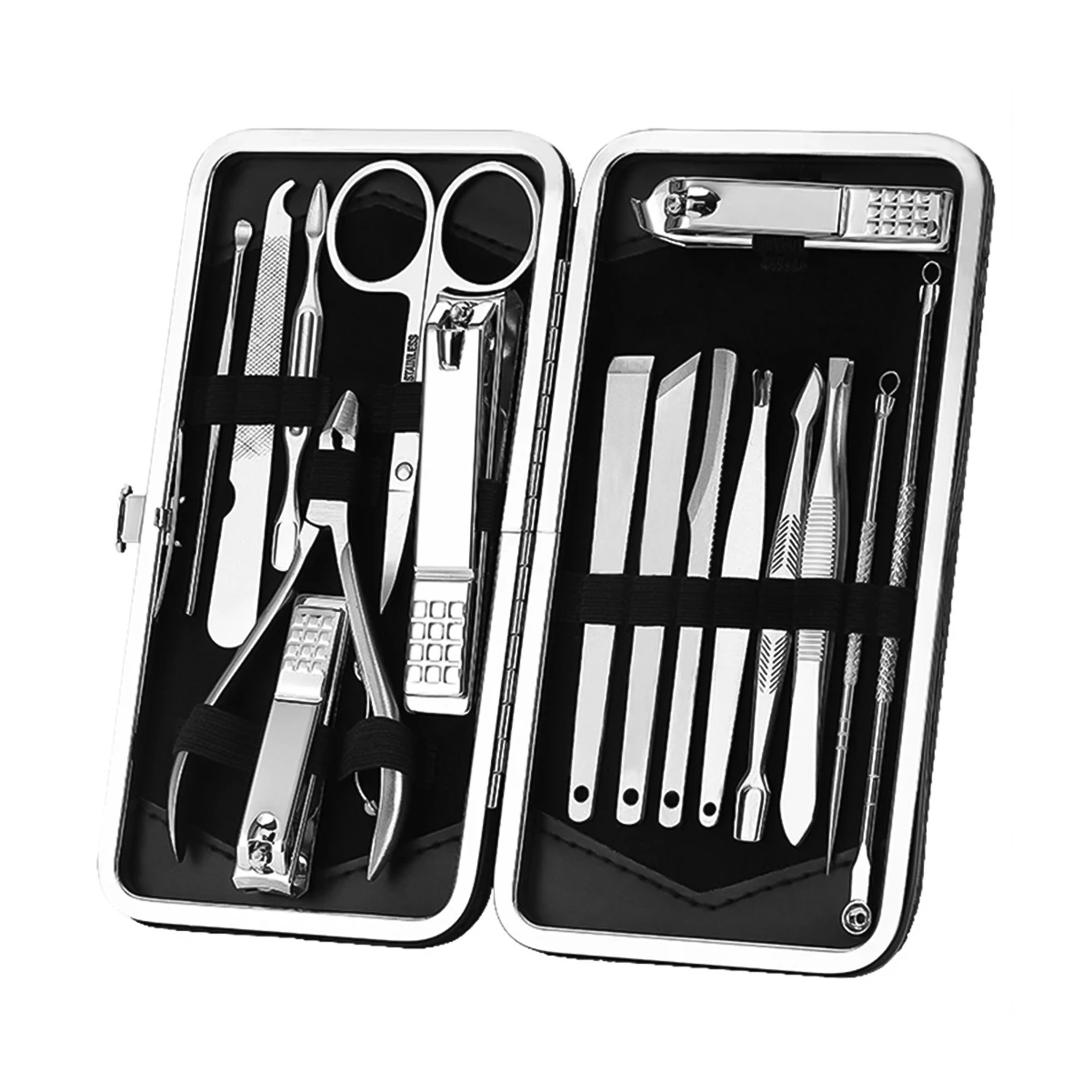 Hot High Quality Nail Cutter Pedicure Scissors Set Stainless Steel Eagle Hook Portable Manicure Nail Clipper Tool Set Of 16pcs
Hot High Quality Nail Cutter Pedicure Scissors Set Stainless Steel Eagle Hook Portable Manicure Nail Clipper Tool Set Of 16pcs