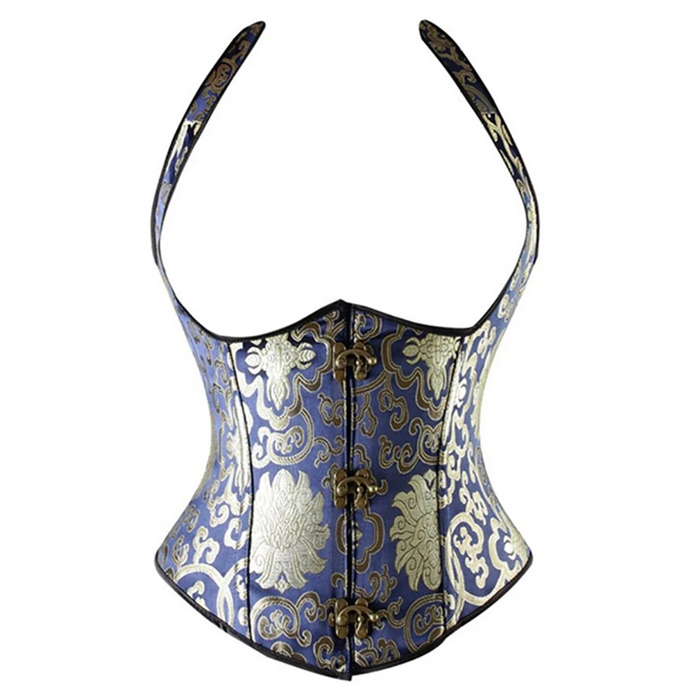 Sexy Women's Steampunk Floral Printed Underbust Corset Vest Gothic Waist Trainer Buckle Boned Lace up Bustier Lingerie
Sexy Women's Steampunk Floral Printed Underbust Corset Vest Gothic Waist Trainer Buckle Boned Lace up Bustier Lingerie