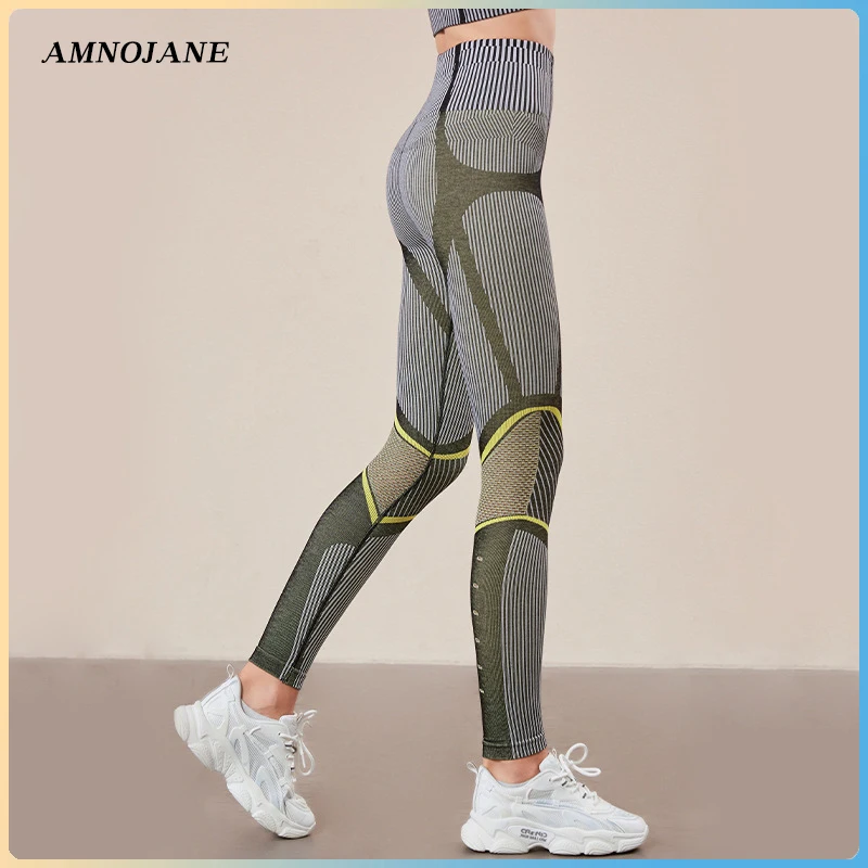 Leggings High Waist Sport Black Leggings Women Striped Ribbed Seamless Sexy Tights Fitness Leggins Push Up Sweatpants Stockings
Leggings High Waist Sport Black Leggings Women Striped Ribbed Seamless Sexy Tights Fitness Leggins Push Up Sweatpants Stockings