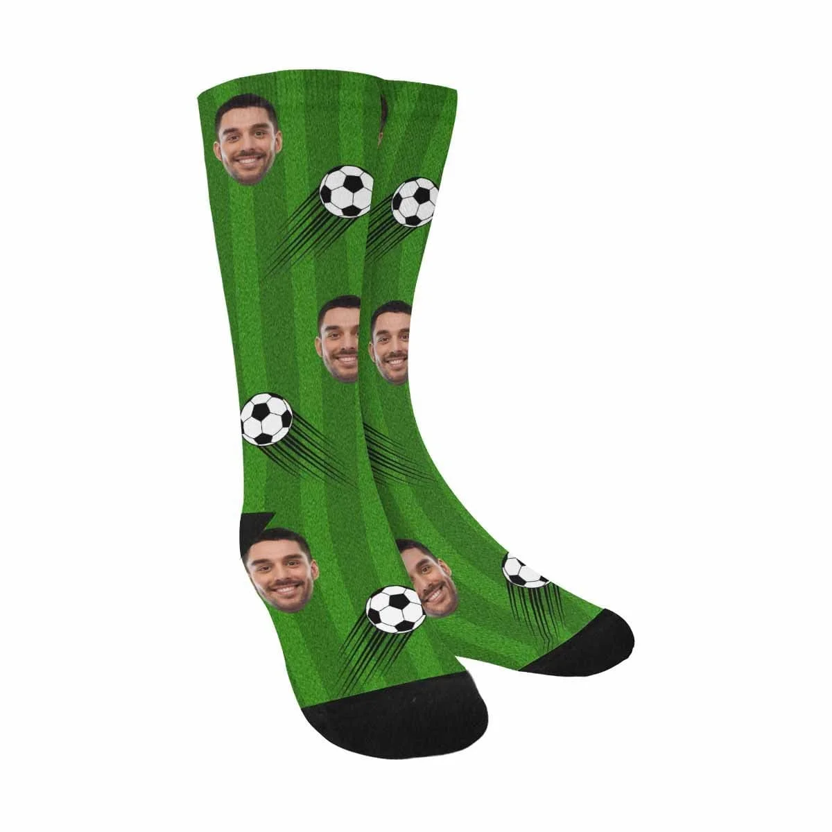 Custom Face Soccer Green Sublimated Crew Socks
Custom Face Soccer Green Sublimated Crew Socks