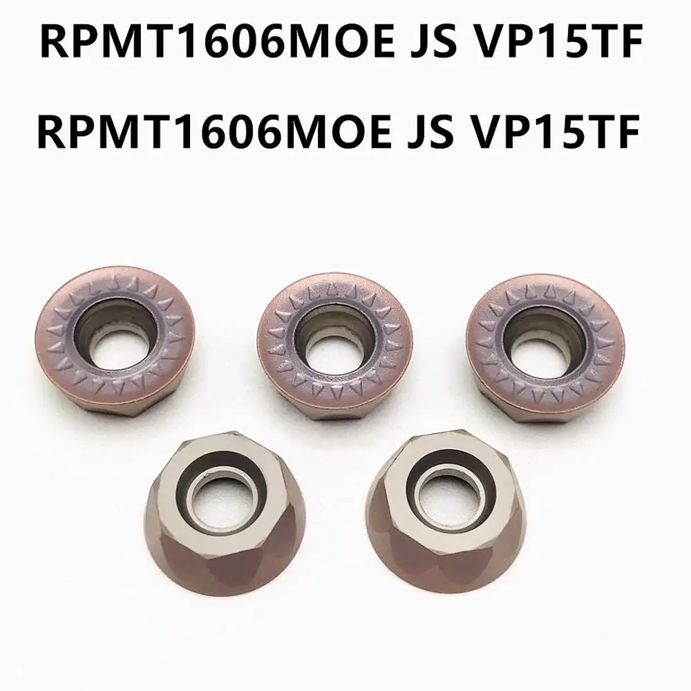 Твердосплавная пластина RPMT1606MOE JS VP15TF токарный инструмент для металла станок с