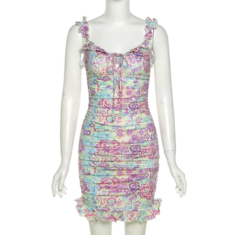 Strap Floral Bodycon Dress Women Summer Off Shoulder Strappy Short Dress With Corset Casual Slim Sexy Slash Neck Sundress 2021
Strap Floral Bodycon Dress Women Summer Off Shoulder Strappy Short Dress With Corset Casual Slim Sexy Slash Neck Sundress 2021