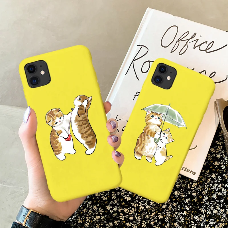 Yellow Funny Cat Phone Case For iPhone 12 SE2020 7 8 6 6s Plus Soft Silicone Cover For iPhone 11 pro X XS XR Cute Cartoon Case
Yellow Funny Cat Phone Case For iPhone 12 SE2020 7 8 6 6s Plus Soft Silicone Cover For iPhone 11 pro X XS XR Cute Cartoon Case