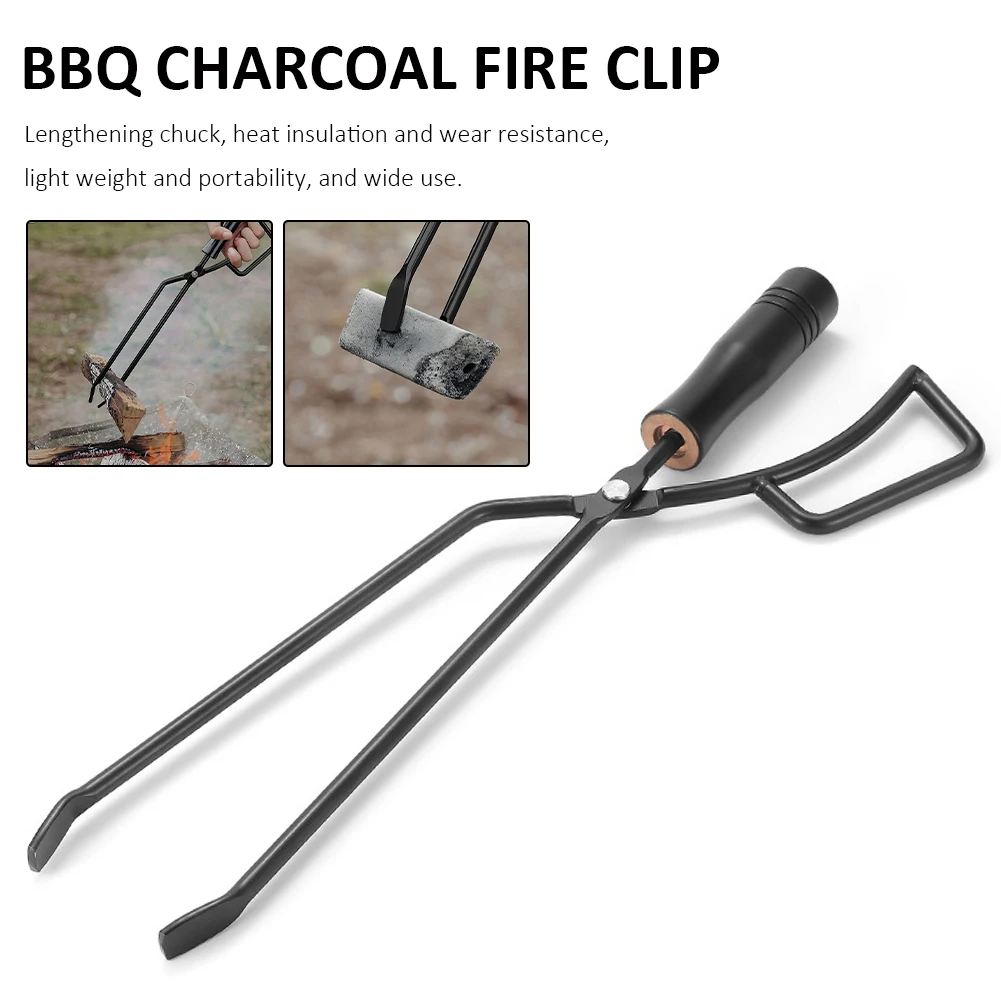 Stainless Steel Charcoal Fire Tongs Shears Camping BBQ Bonfire Stove Fire Clip Tool Portable Cooking Fire Tongs Clamp
Stainless Steel Charcoal Fire Tongs Shears Camping BBQ Bonfire Stove Fire Clip Tool Portable Cooking Fire Tongs Clamp