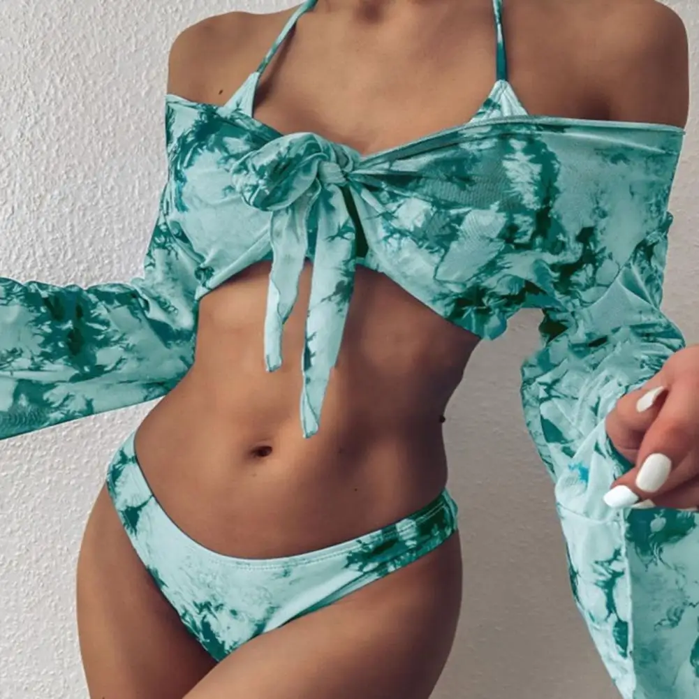 3 шт./компл. купальники бикини с принтом Tie dye, эластичные облегающие купальники Chinlon с леопардовым принтом, нагрудная Подушка, купальный кост... 
3 шт./компл. купальники бикини с принтом Tie dye, эластичные облегающие купальники Chinlon с леопардовым принтом, нагрудная Подушка, купальный кост...