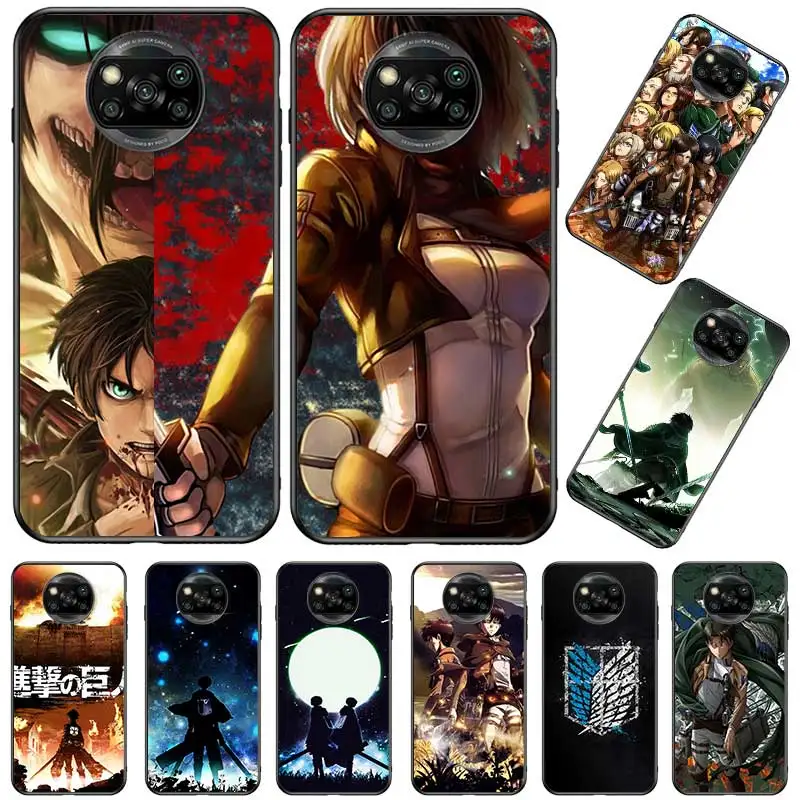 Silicone Case For Xiaomi Mi Poco X3 NFC X2 F2 M2 Pro Note 10 Pro 9T 8 9 Lite A3 F1 Phone Shell Cover Coque Attack On Titan Funda
Silicone Case For Xiaomi Mi Poco X3 NFC X2 F2 M2 Pro Note 10 Pro 9T 8 9 Lite A3 F1 Phone Shell Cover Coque Attack On Titan Funda
