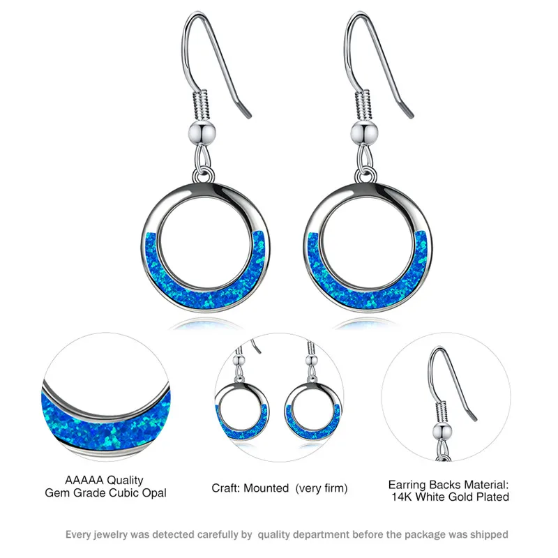 Cute Female Blue Opal Drop Earrings Classic Silver Color Dangle Earrings Vintage Hollow Round Wedding Earrings For Women
Cute Female Blue Opal Drop Earrings Classic Silver Color Dangle Earrings Vintage Hollow Round Wedding Earrings For Women