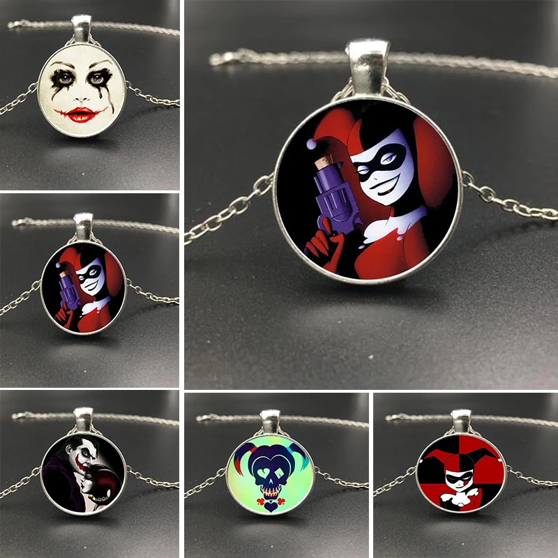 1 шт. отряд самоубийц EUPNHY колье с кулоном Harley Quinn из фильма Джокер чокер|Ожерелья
