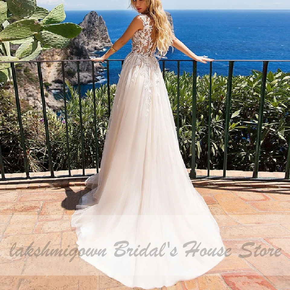 Vestido Novia Princesa Classy Bridal Lace Wedding Dress Beach A Line Wedding Dresses 2020 Sheer Illusion Sweep Train
Vestido Novia Princesa Classy Bridal Lace Wedding Dress Beach A Line Wedding Dresses 2020 Sheer Illusion Sweep Train
