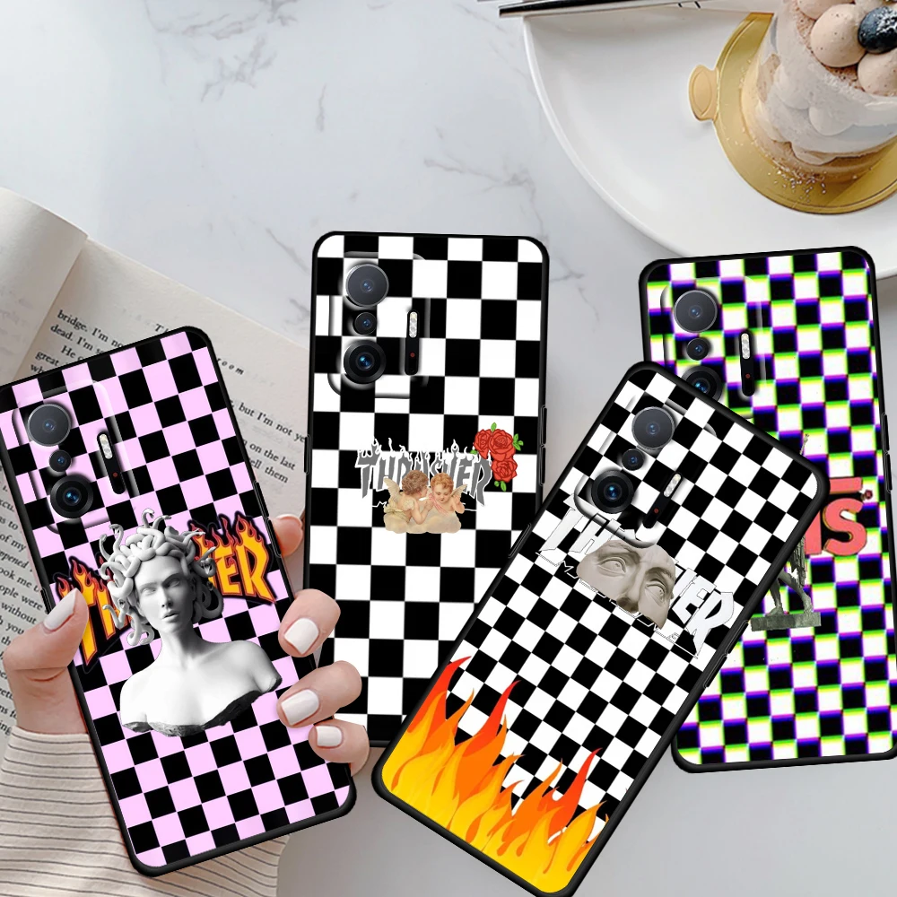 Japan Korean Checkerboard Soft Shockproof Black Phone Case For Xiaomi Mi 11T Pro 11 10 Ultra Lite 11i 10i 10S 5G Cover
Japan Korean Checkerboard Soft Shockproof Black Phone Case For Xiaomi Mi 11T Pro 11 10 Ultra Lite 11i 10i 10S 5G Cover