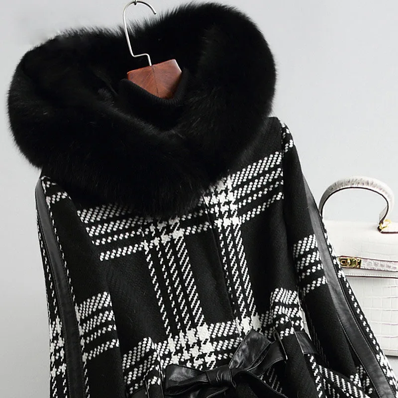 Women Winter Jacket Real Fur Liner Fox Fur Collar Hooded Real Wool Coat Female Thick Warm Coat
Women Winter Jacket Real Fur Liner Fox Fur Collar Hooded Real Wool Coat Female Thick Warm Coat