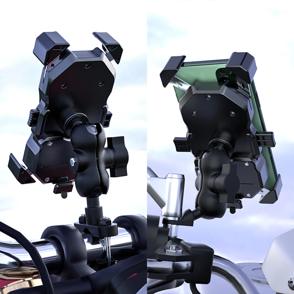Motorcycle Phone Holder 10W Wireless Smart Charger Wire Charging 2 in 1 Semiautomatic Stand Quick Charge Rotation Bracket
Motorcycle Phone Holder 10W Wireless Smart Charger Wire Charging 2 in 1 Semiautomatic Stand Quick Charge Rotation Bracket