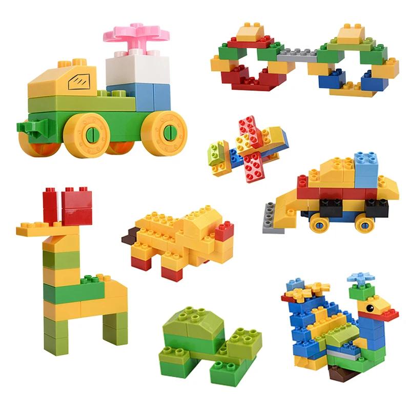 Classic Big Size Colorful Bulk Bricks Cretive DIY Large Particles Building Blocks 61-366Pcs Compatible Educational Toys Gift Kid
Classic Big Size Colorful Bulk Bricks Cretive DIY Large Particles Building Blocks 61-366Pcs Compatible Educational Toys Gift Kid