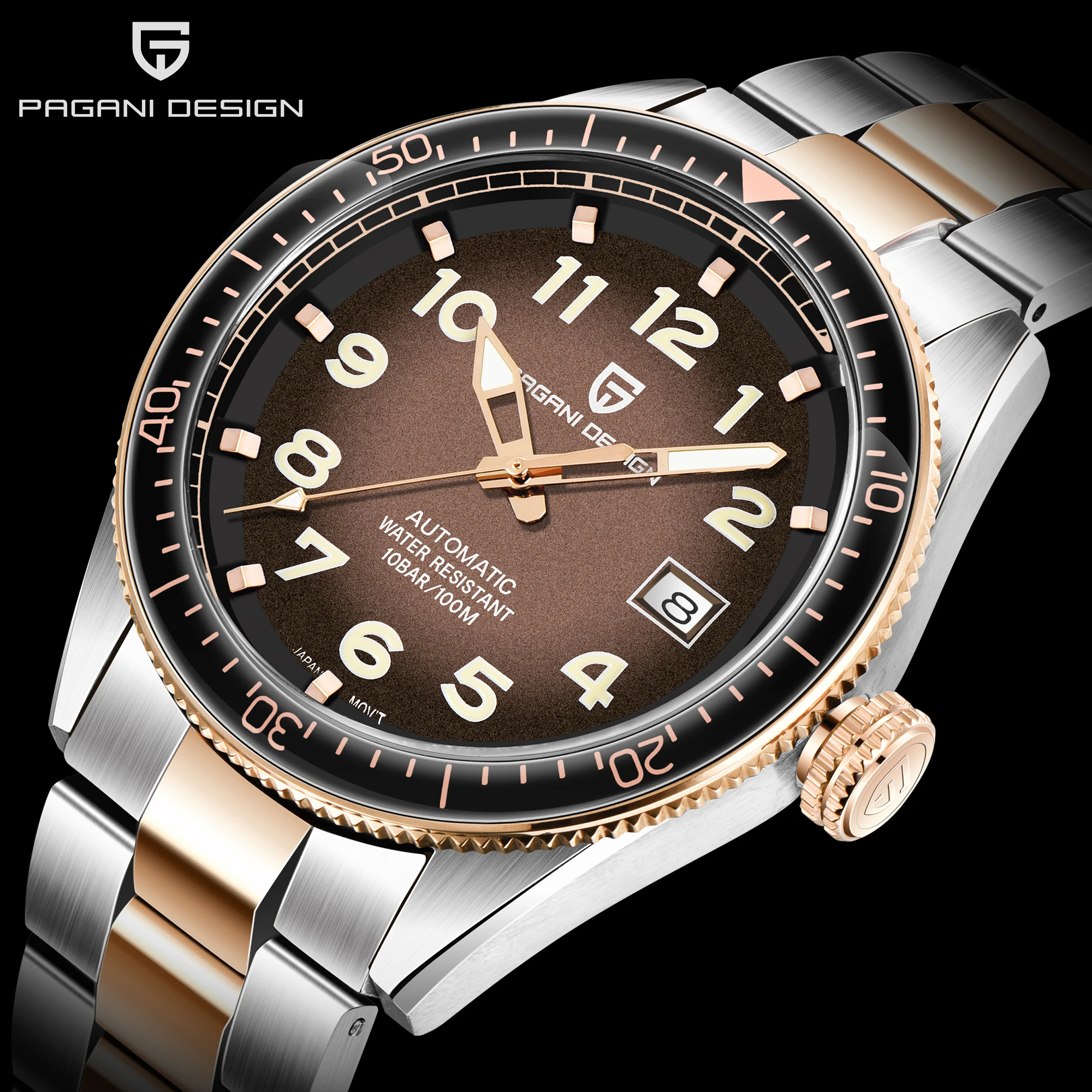 PAGANI DESIGN Watches Men Sports Waterproof Automatic Mechanical Men's Watches Business Watches For Men Relogio Masculino
PAGANI DESIGN Watches Men Sports Waterproof Automatic Mechanical Men's Watches Business Watches For Men Relogio Masculino