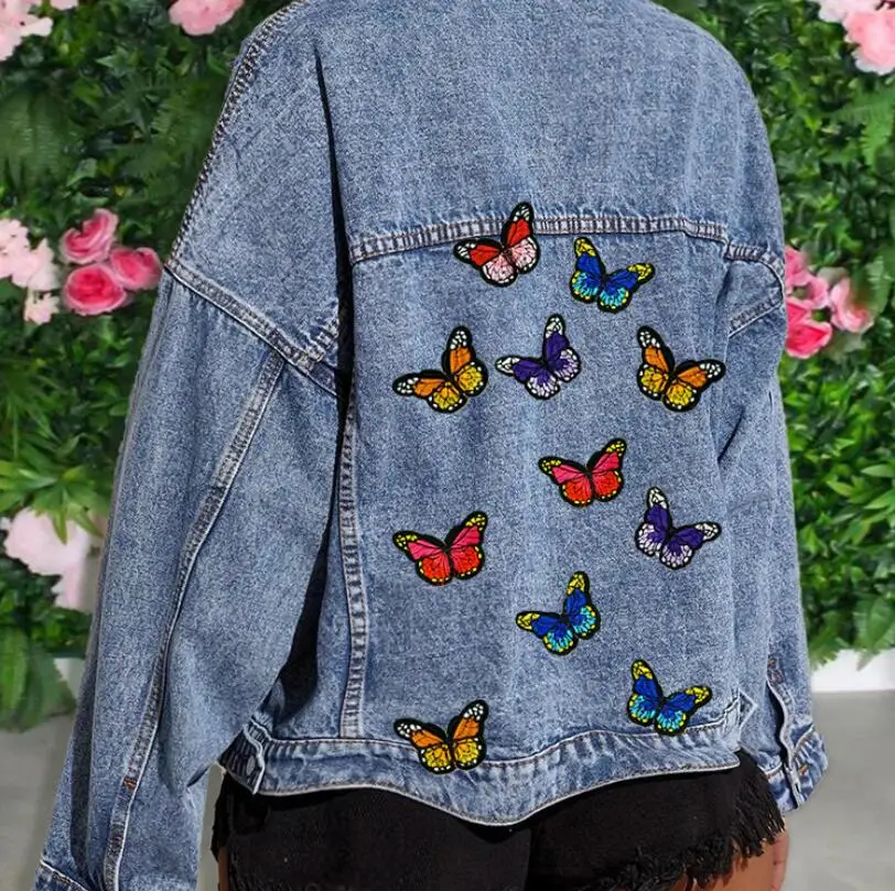 2020 autumn Fashion Butterfly embroidery denim jacket women retro Loose Casual Female Jeans coat women street clothes p1632
2020 autumn Fashion Butterfly embroidery denim jacket women retro Loose Casual Female Jeans coat women street clothes p1632
