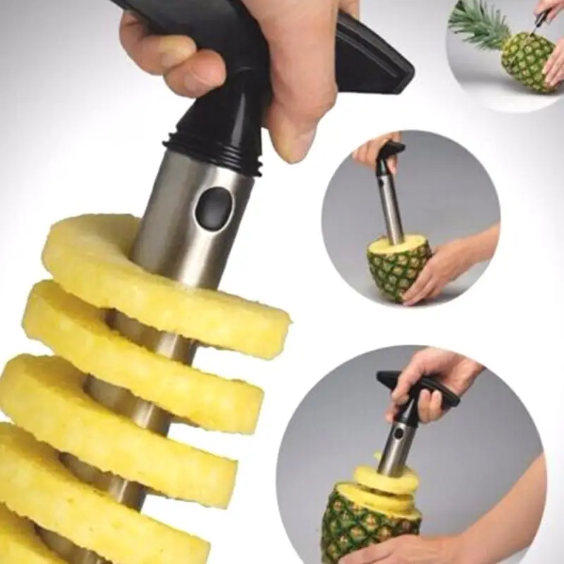 Нож для ананаса из нержавеющей стали 1 шт. легко использовать аксессуары слайсер