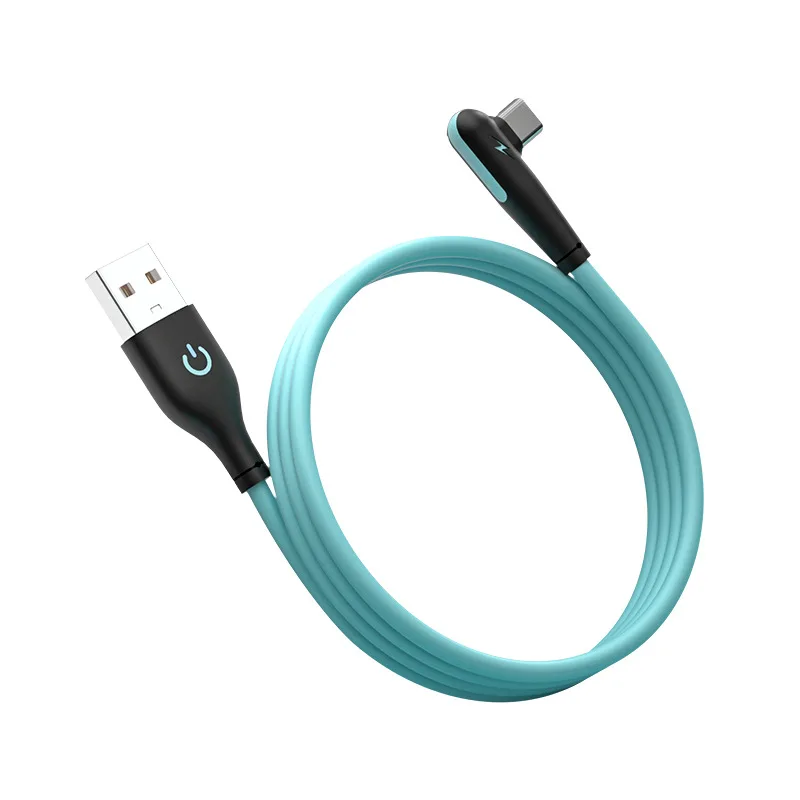 Type-c Elbow Data Cable Liquid Silicone Fast Charging Cable Suitable for Xiaomi LeTV Huawei Mobile Phone Charger Cable
Type-c Elbow Data Cable Liquid Silicone Fast Charging Cable Suitable for Xiaomi LeTV Huawei Mobile Phone Charger Cable