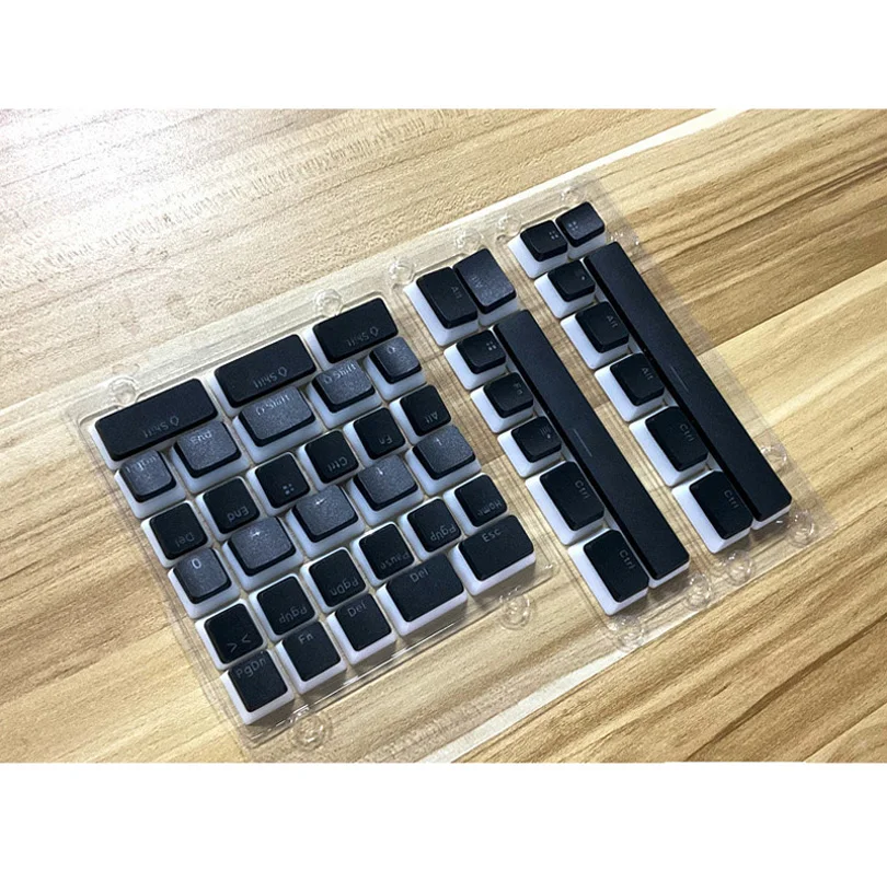 Pudding Keycaps PBT Keycap Transparent KeyCaps for Mechanical Keyboard Keyboards Accessories 46 Keys Standard
Pudding Keycaps PBT Keycap Transparent KeyCaps for Mechanical Keyboard Keyboards Accessories 46 Keys Standard