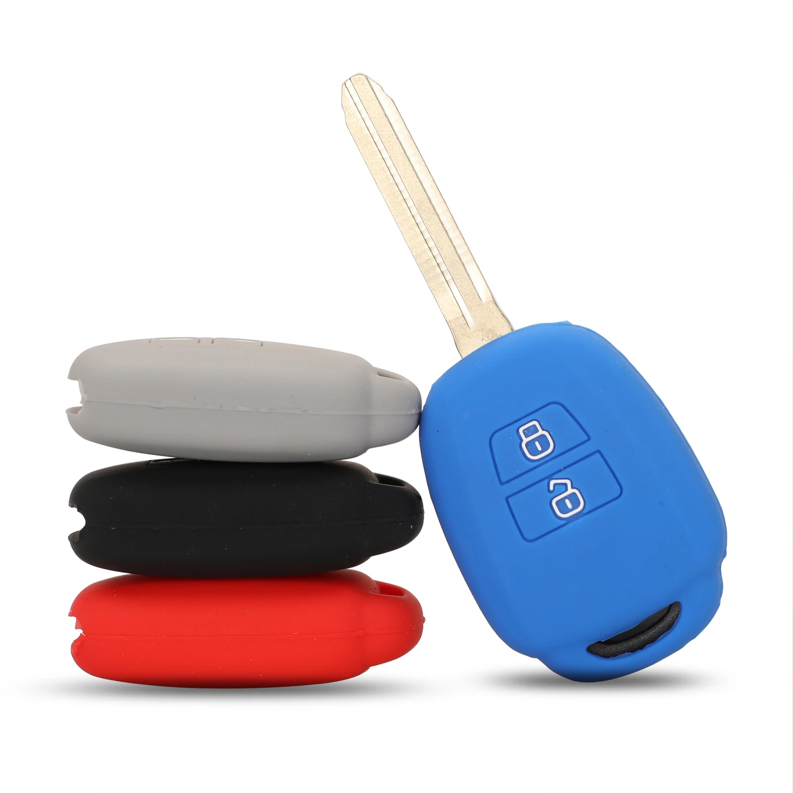 Kutery 2 Buttons Remote Silicone Car Key Case Shell Cover For Toyota Yaris Camry Corolla Echo Rav4 Prado Highlander
Kutery 2 Buttons Remote Silicone Car Key Case Shell Cover For Toyota Yaris Camry Corolla Echo Rav4 Prado Highlander