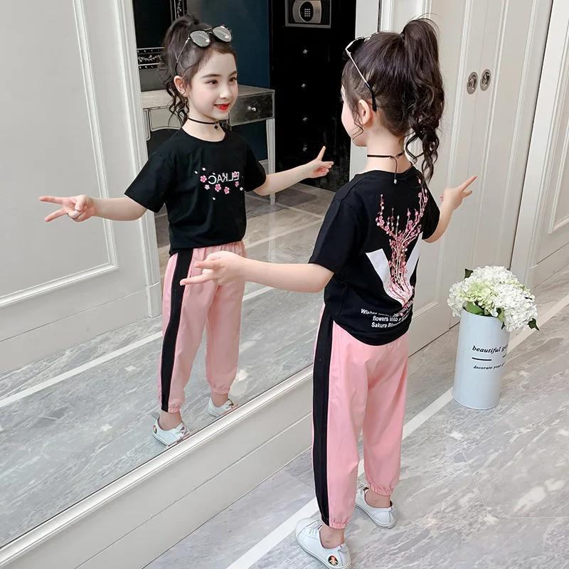 Kids Clothes Summer 2020 Girls Clothes Sets Outfits Kids Clothes Short Sleeve +Pants Children Clothing Set 6 8 10 12 Years 
Kids Clothes Summer 2020 Girls Clothes Sets Outfits Kids Clothes Short Sleeve +Pants Children Clothing Set 6 8 10 12 Years