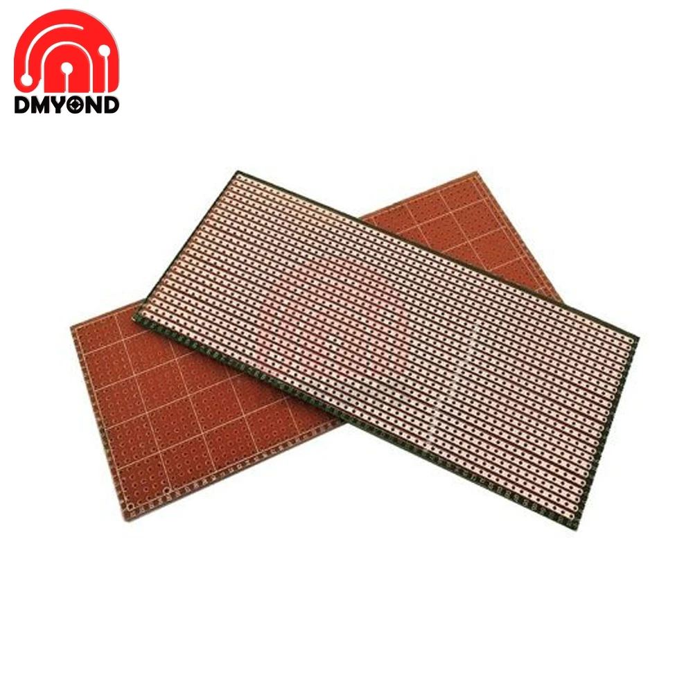 6.5X14.5CM Single-sided Bakelite 2.54 Hole Pitch Perforated Green Oil Universal Electric Circuit Board Multi-function Experiment
6.5X14.5CM Single-sided Bakelite 2.54 Hole Pitch Perforated Green Oil Universal Electric Circuit Board Multi-function Experiment