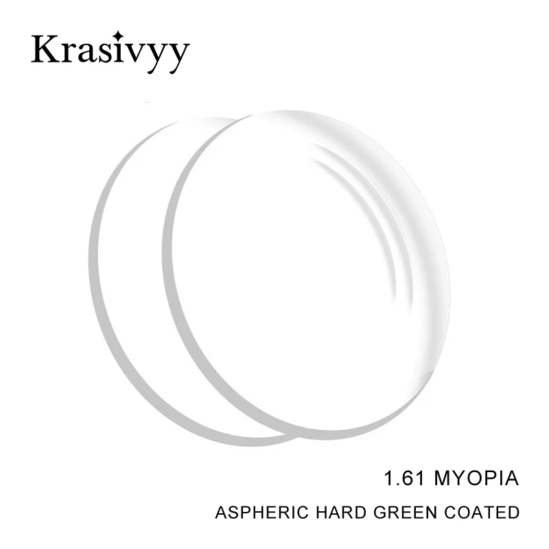 

Krasivyy 1.56 1.61 1.67 1.74(+10.00~-10.00) Prescription CR-39 Resin Aspheric Glasses Lenses Myopia Hyperopia Presbyopia Optical