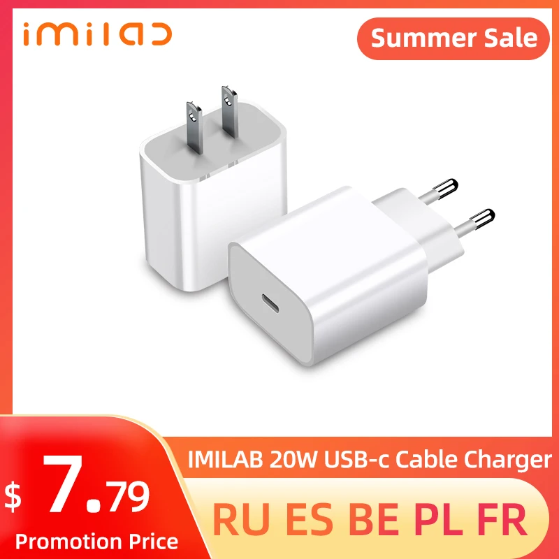 Кабель IMILAB USB-c, 20 Вт, адаптер для быстрой зарядки мобильный телефон, зарядное устройство для часов, широкая совместимость с Xiaomi, Huawei, Samsung, iPad
Кабель IMILAB USB-c, 20 Вт, адаптер для быстрой зарядки мобильный телефон, зарядное устройство для часов, широкая совместимость с Xiaomi, Huawei, Samsung, iPad