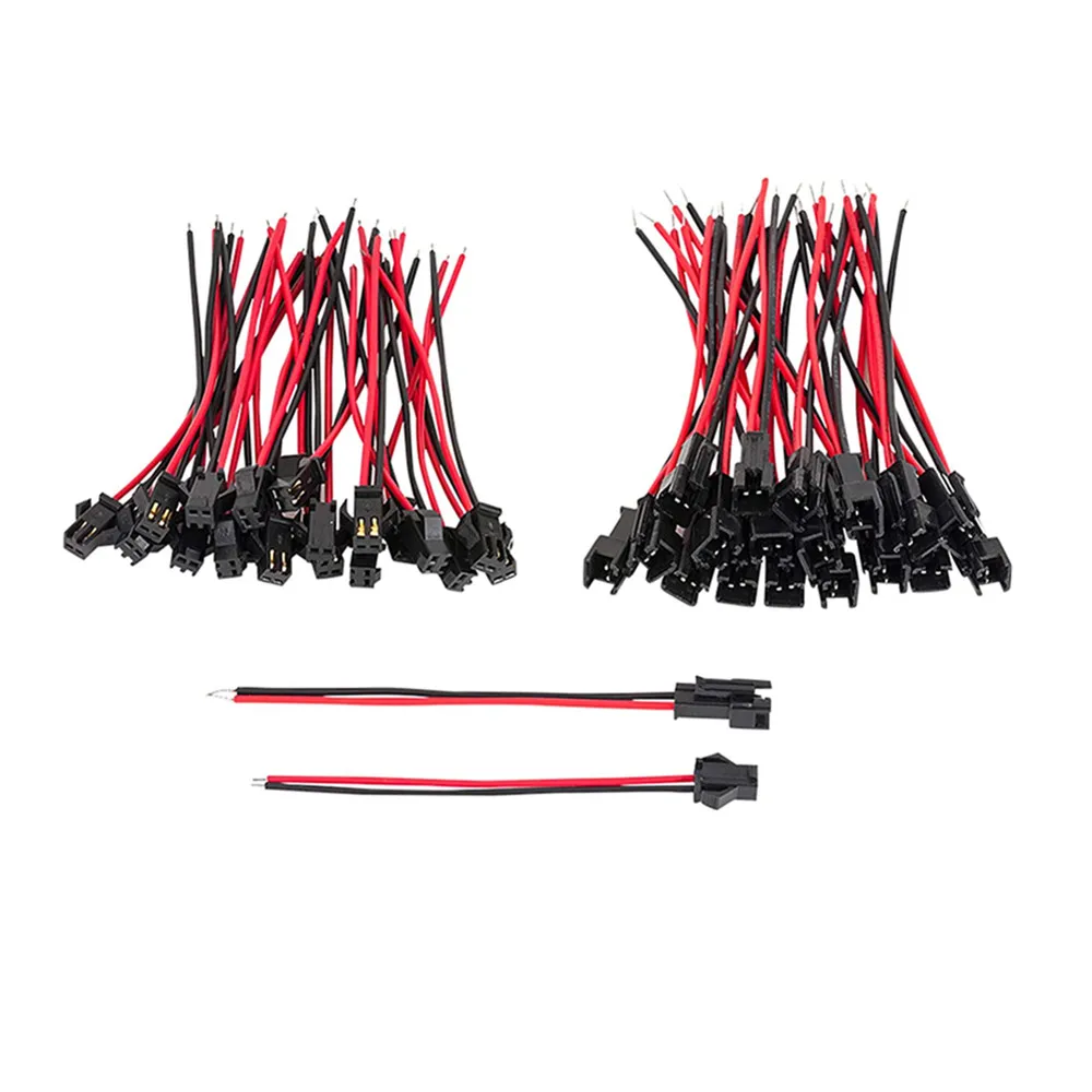 100 Pairs /Lot 2pin SM JST Connector Cable For Male To Female 10cm Length Wire Led Lamp Driver Cable LED Strip 2 pin Connector
100 Pairs /Lot 2pin SM JST Connector Cable For Male To Female 10cm Length Wire Led Lamp Driver Cable LED Strip 2 pin Connector
