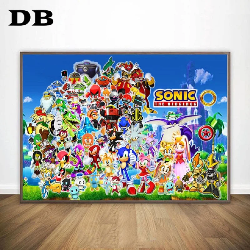 Cartoon Sonic Video Games Poster Canvas Painting Prints Wall Art Pictures For Kids Room Living Hoom Decor
Cartoon Sonic Video Games Poster Canvas Painting Prints Wall Art Pictures For Kids Room Living Hoom Decor