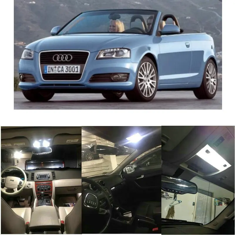 Полный комплект светодиодных ламп для салона Audi A3 8P, ламсветильник для чтения Cabrio, задсветильник свет без ошибок, 12 шт.
Полный комплект светодиодных ламп для салона Audi A3 8P, ламсветильник для чтения Cabrio, задсветильник свет без ошибок, 12 шт.