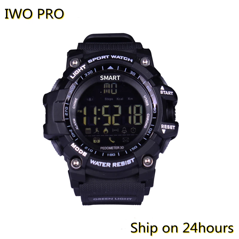 IWO PRO EX16 NEW SmartWatch Bluetooth Clock Notification Remote Control Pedometer Sport Watch IP67 Waterproof Men's Wristwatch
IWO PRO EX16 NEW SmartWatch Bluetooth Clock Notification Remote Control Pedometer Sport Watch IP67 Waterproof Men's Wristwatch