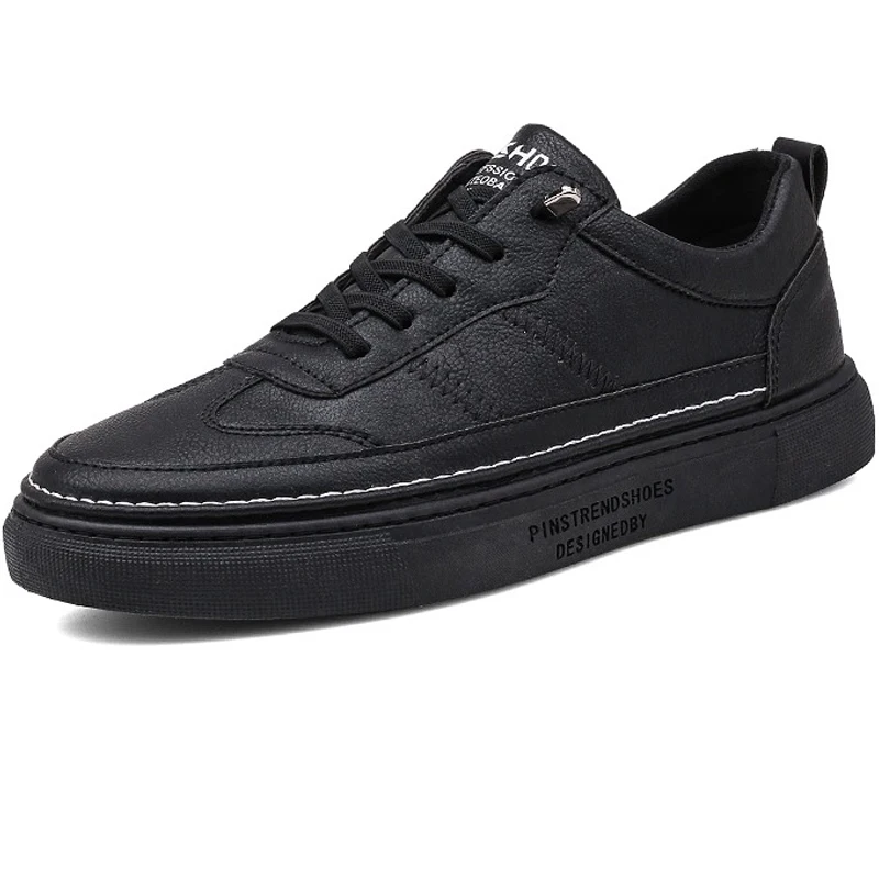 Men Leather Casual Shoes Trend Fashion Sneakers Flat Male Designer Shoe Spring Autumn Mens Outdoor Rubber Walking Footwear 2021
Men Leather Casual Shoes Trend Fashion Sneakers Flat Male Designer Shoe Spring Autumn Mens Outdoor Rubber Walking Footwear 2021