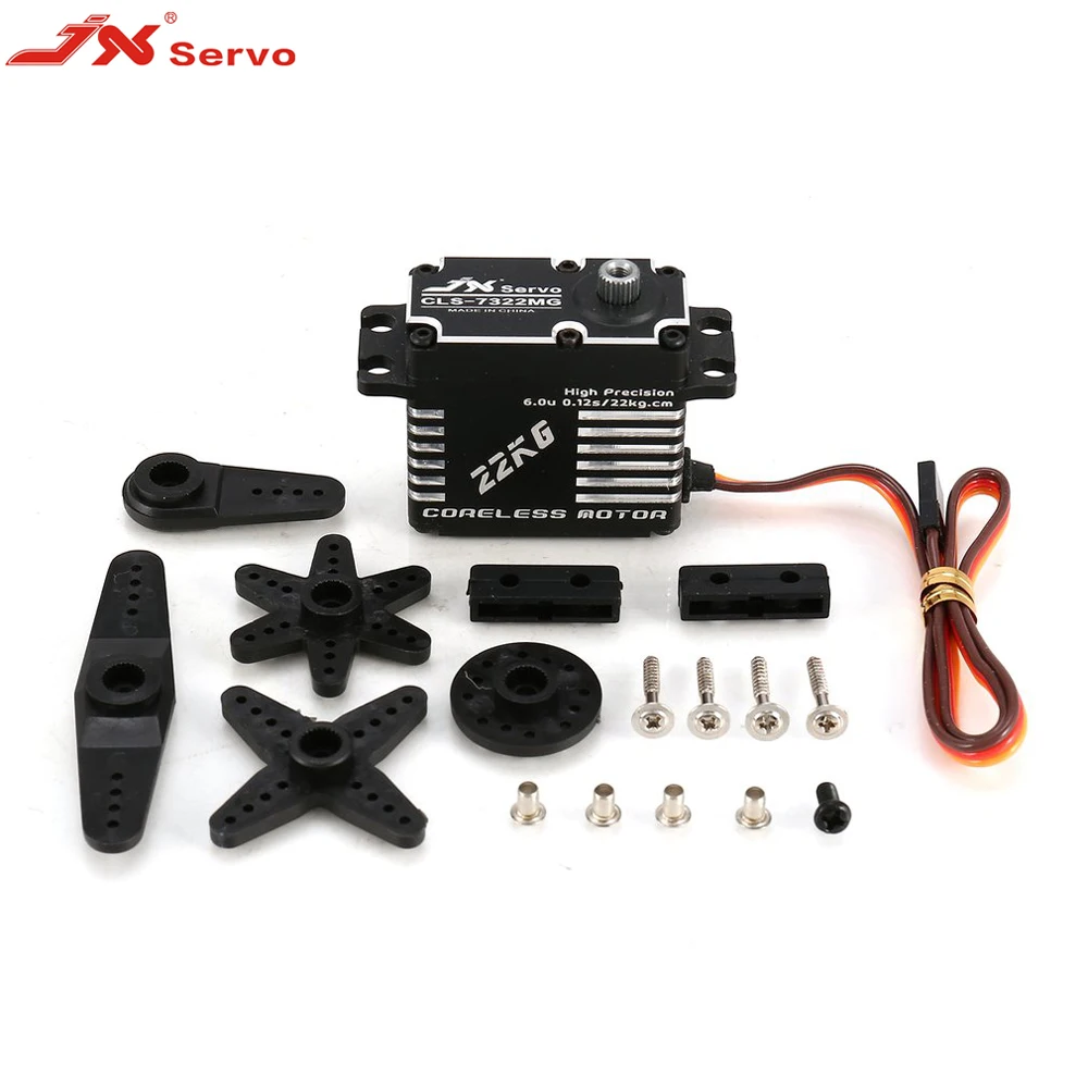 JX CLS-7322MG 22KG Metal Steering Digital Gear Coreless Servo for RC Car
JX CLS-7322MG 22KG Metal Steering Digital Gear Coreless Servo for RC Car