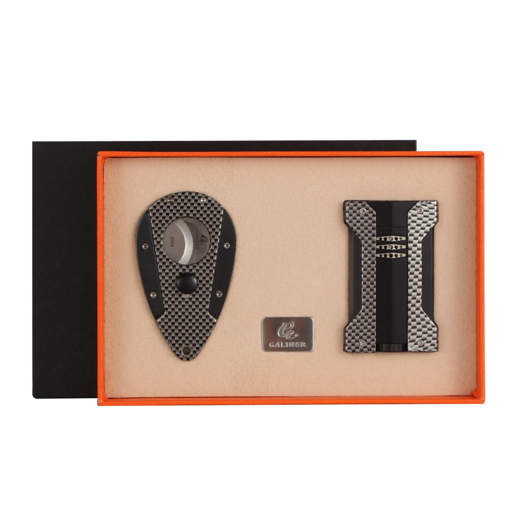 Galiner Gas Flame Torch Turbo Lighter Windproof Classic Cigar Lighter Cutter Set Stainless Steel Cigar Cutter Knife Gadgets
Galiner Gas Flame Torch Turbo Lighter Windproof Classic Cigar Lighter Cutter Set Stainless Steel Cigar Cutter Knife Gadgets
