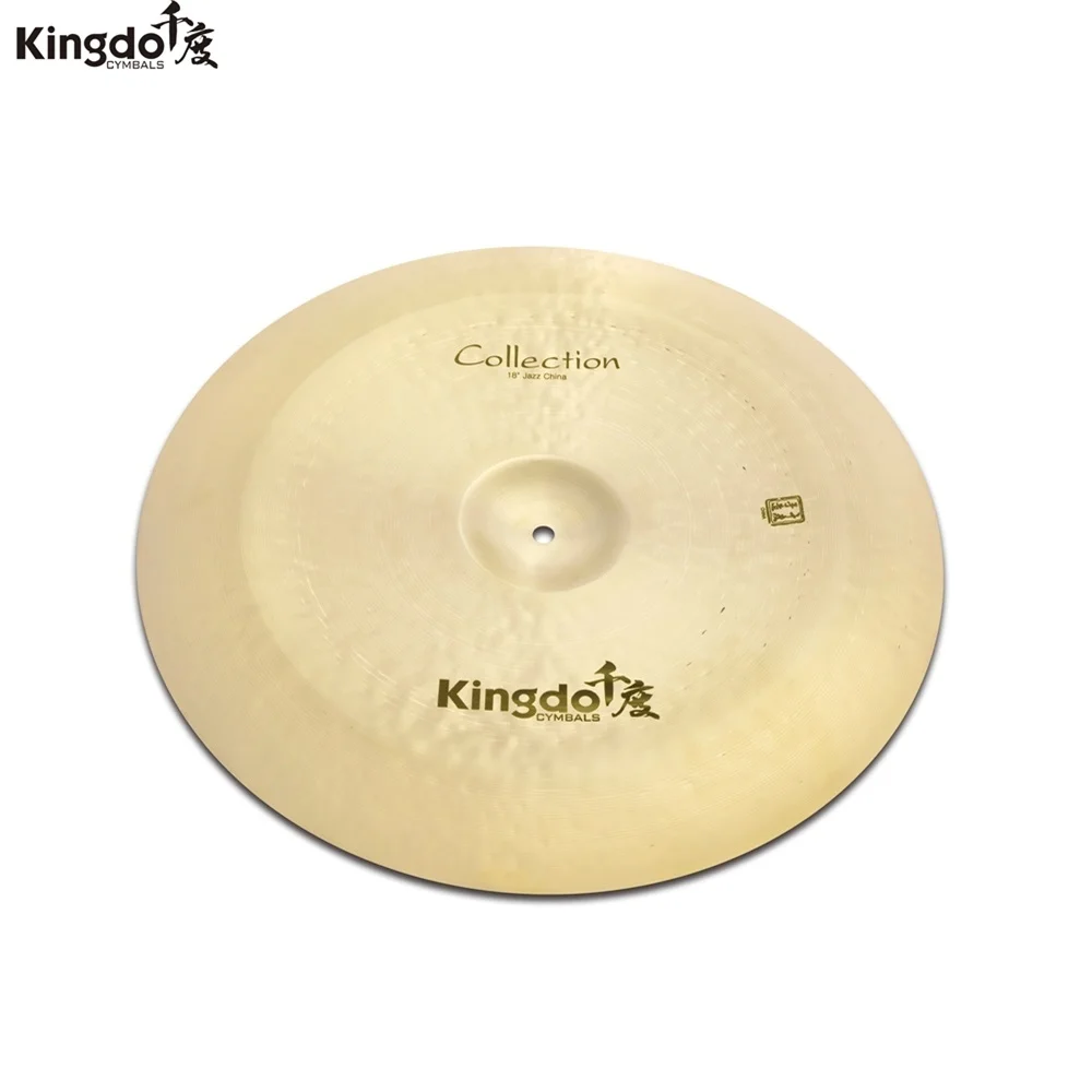Kingdo B20 handmade Collertion JAZZ series 18"china cymbal for drums