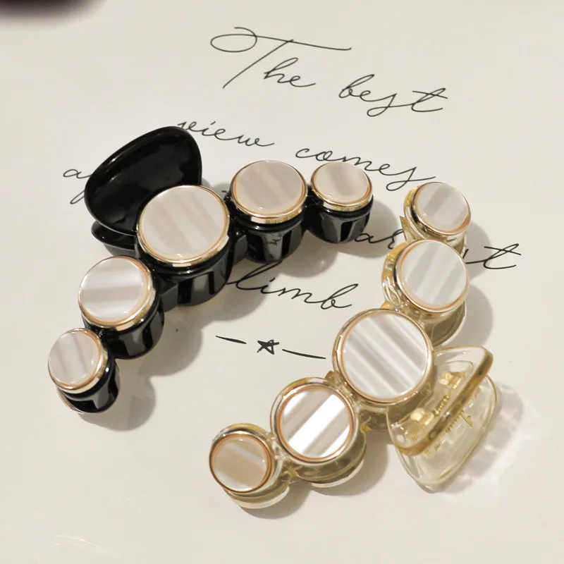 2021 New Bright Color Shell Hairpin Fashion Korean Large Women's Hairpin Tie Ponytail Hair Girl Hair Accessories Jewelry 
2021 New Bright Color Shell Hairpin Fashion Korean Large Women's Hairpin Tie Ponytail Hair Girl Hair Accessories Jewelry