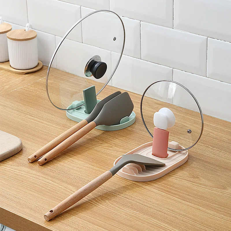 Kitchen Spoon Holders Fork Spatula Rack Shelf Plastic Spoon Rest Chopsticks Holder Non-slip Kitchen Accessories
Kitchen Spoon Holders Fork Spatula Rack Shelf Plastic Spoon Rest Chopsticks Holder Non-slip Kitchen Accessories
