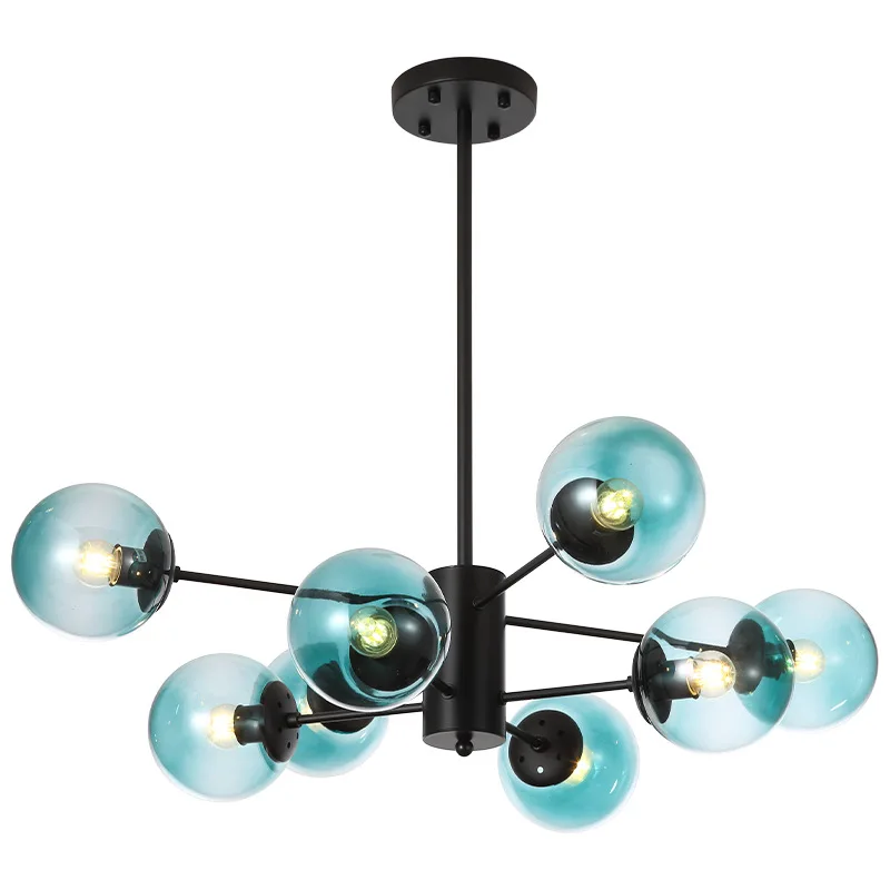 Modern Blue Glass Magic Bean Chandelier Nordic Dining Room Kitchen Living Room Designer Lighting Luminaire LED pendant lamp
Modern Blue Glass Magic Bean Chandelier Nordic Dining Room Kitchen Living Room Designer Lighting Luminaire LED pendant lamp