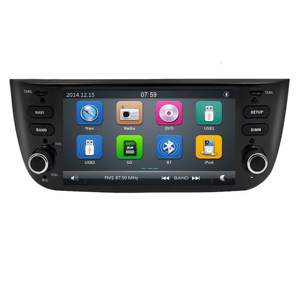 Автомобильный DVD GPS плеер для FIAT LINEA PUNTO EVO авто радио стерео BT Wifi Восьмиядерный
